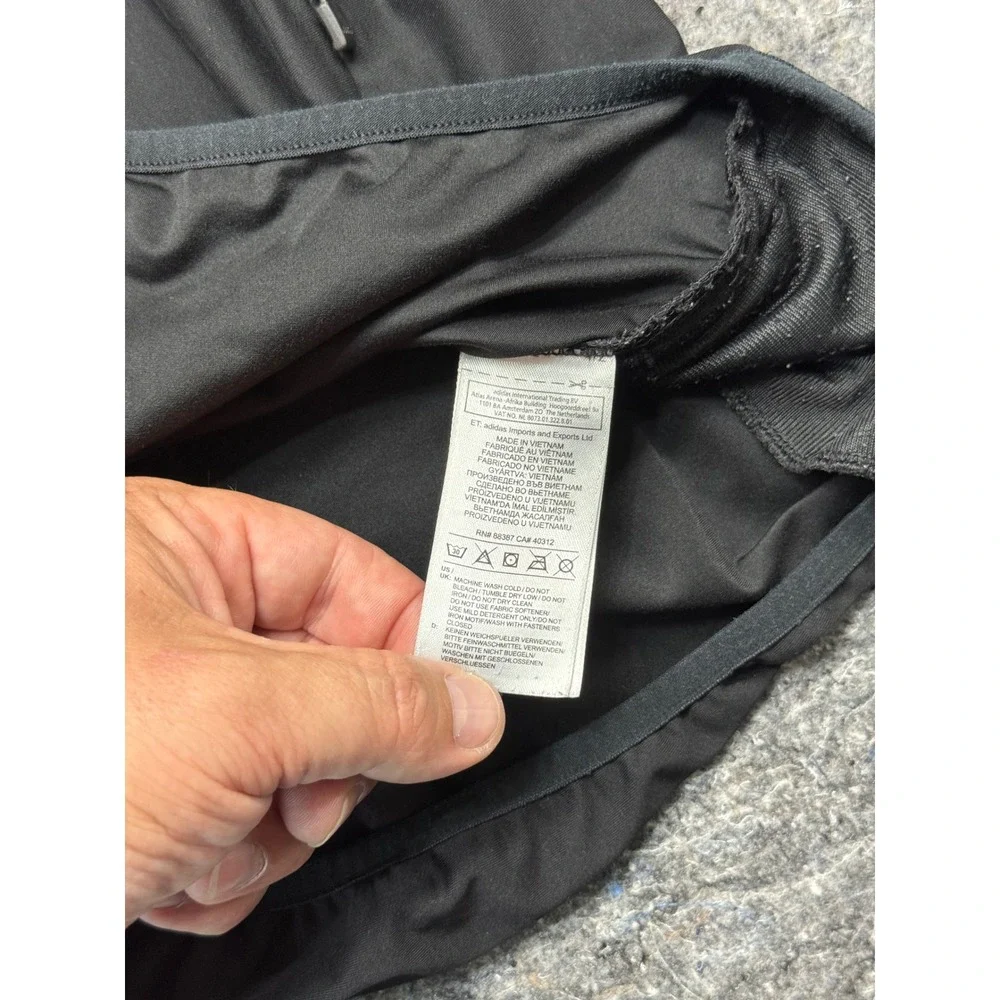 Adidas Climalite Mens Full Zip Cycling Jacket Black XL CV4764 Athletic Training